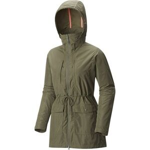 Mountain Hardwear Urbanite Parka Jacket Women’s Size Medium Olive Pockets